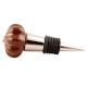 Dark Brown With Silver Line Medium Ceramic Melon Wine Stopper